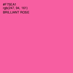 #F75EA1 - Brilliant Rose Color Image
